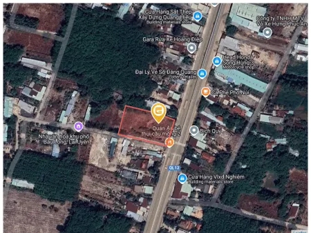 Bán đất 500m² 480 triệu tại Thị trấn Lai Uyên Huyện Bàu Bàng