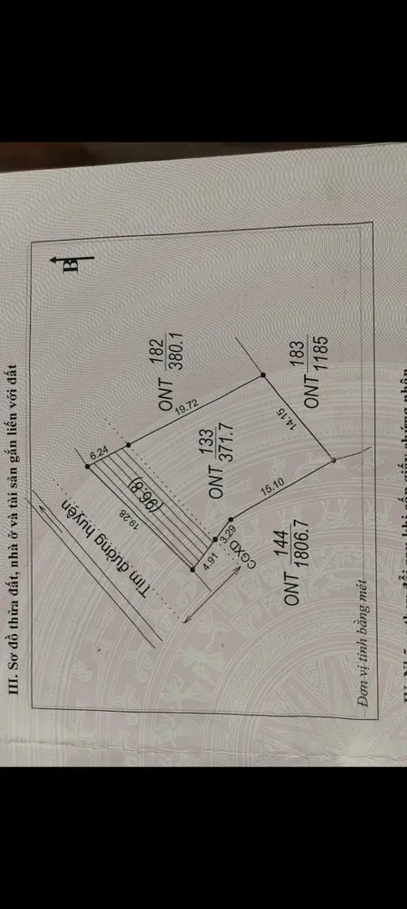 Bán đất 372m² 1.32 tỷ tại Xã Đồng Thành Huyện Yên Thành