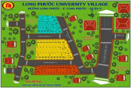 Đất dân cư hiện hữu ngay chợ Long Phước