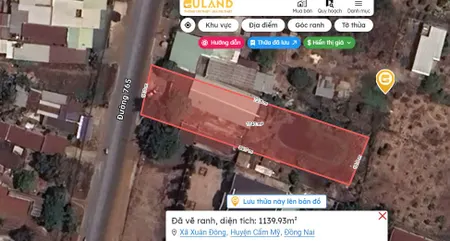 Bán lô đất đường 765 ấp Suối Lức