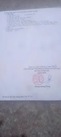 CHÍNH CHỦ  cần bán đất xã  Nghi Phong thành phố Vinh tỉnh Nghệ An gần trường đại học vinh  co sơ 2