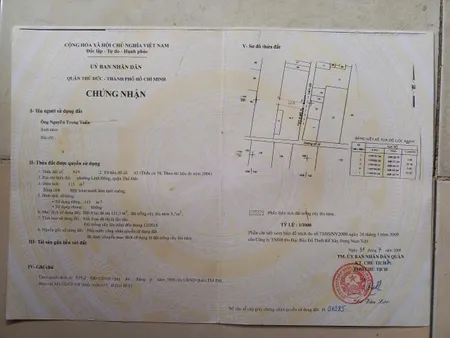 TẶNG NHÀ TRÊN ĐẤT, DT: 5,4M x 23M=124,4M2. ĐƯỜNG SỐ 32, LINH ĐÔNG, THỦ ĐỨC, TP. HCM