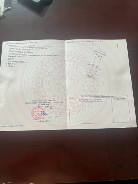 Đất thôn liên hương xã thạch đài