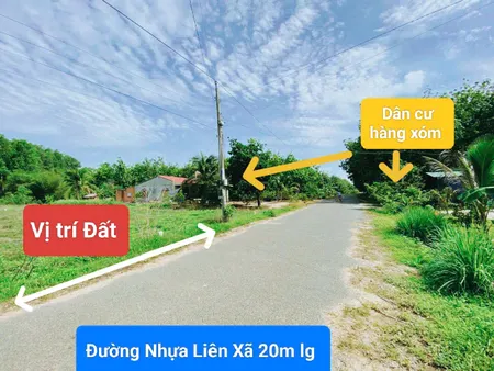 Cần bán đất thổ cư măt tiền đường nhựa liên xã 20m, Huyện Tân Biên, Tây Ninh, 175m2