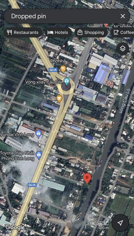 Đất nền cách QL1A 180m