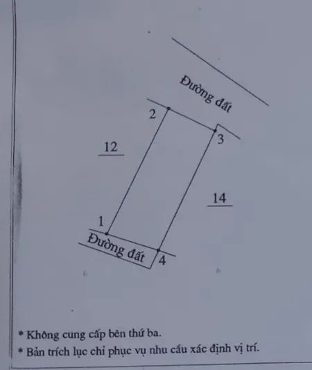Bán miếng đất 1460.4m² sát dân cư Chợ Lầu 511 triệu tại Thị trấn Chợ Lầu Huyện Bắc Bình