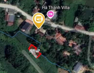 Bán đất 232.5m² tại Xã Vân Hòa Huyện Ba Vì