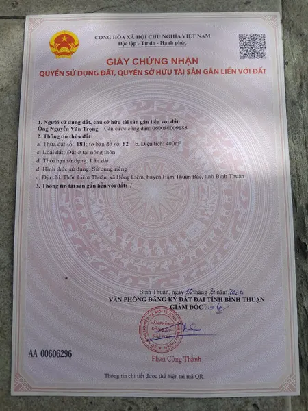 Bán đất thổ cư