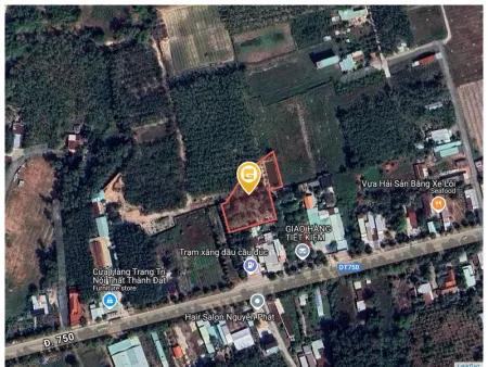 Bán đất 180m² 550 triệu tại Thị trấn Dầu Tiếng Huyện Dầu Tiếng