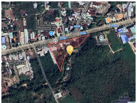 Bán đất 230m² 580 triệu tại Thị trấn Dầu Tiếng Huyện Dầu Tiếng