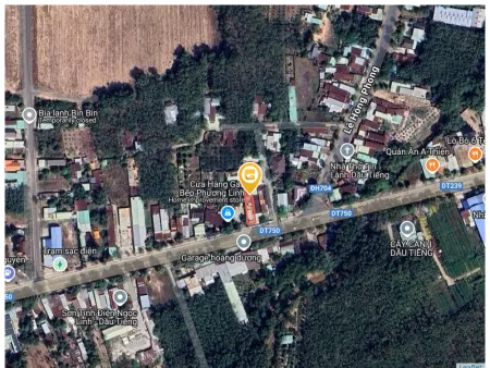 Bán đất 1150m² 550 triệu tại Thị trấn Dầu Tiếng Huyện Dầu Tiếng