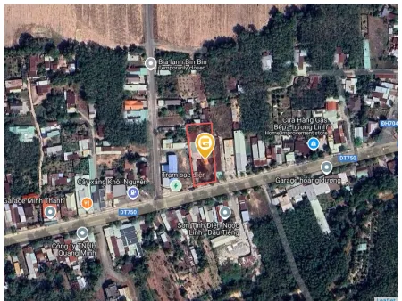 ĐẤT THỊ TRẤN 25X46=1150M2 SHR, THỔ CƯ, NGAY TRƯỜNG TIỂU HỌC NGÔ QUYỀN GIÁ 550TR