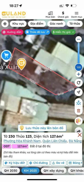 ĐẤT ĐẸP - GIÁ TỐT - Vị Trí Đắc Địa Tại Phường Hoà Khánh Nam, Quận Liên Chiểu, Thành phố Đà Nẵng