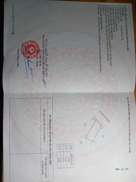 CHÍNH CHỦ CẦN BÁN Lô Đất Tại Thôn Bình Đức, Xã Cát Tân, Huyện Phù Cát, Tinh Bình Định.