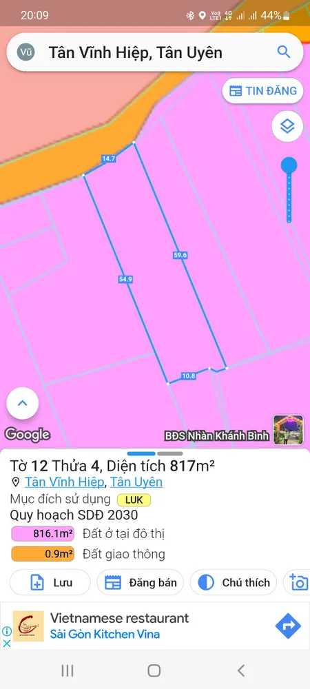Nhà Đất Tân Vĩnh Hiệp Tân Uyên Bình Dương