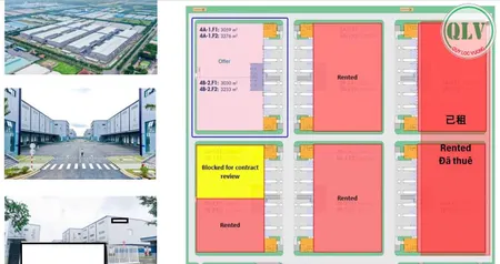 Cho thuê nhà xưởng 74.000 m2 kcn Dầu Giây, Thống Nhất, Đồng Nai