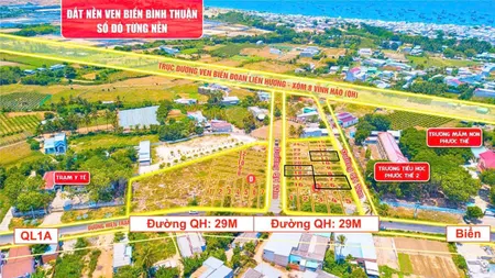 SỞ HỮU ĐẤT BIỂN CỔ THẠCH, TUY PHONG, BÌNH THUẬN-SANG TÊN NGAY - NHẬN NGAY 5 CHỈ VÀNG