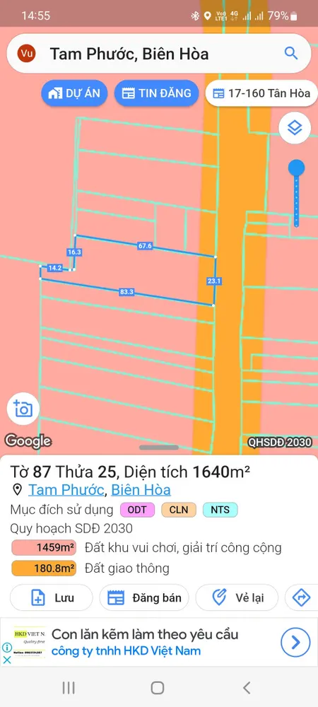 Nhà Đất Tam Phước Biên Hòa Đồng Nai