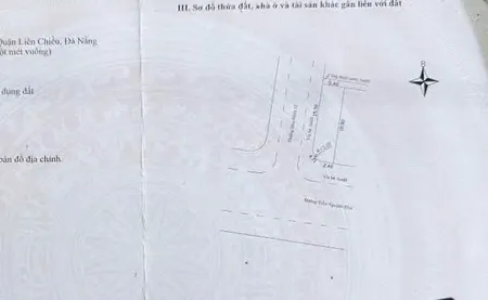 Đất 2 MT Trần Nguyên Đán và Hoà Minh 22. Đường 10m5 và 5m5.