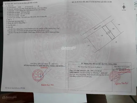 Bán đất tại bảo lâm