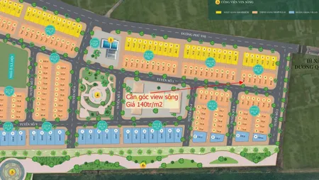Bán 2 căn góc(88.8,73.8 rẻ nhất)ngoại giao dự án nhà ở thấp tầng tháp vàng Phú Thị Riverside,Gia Lâm