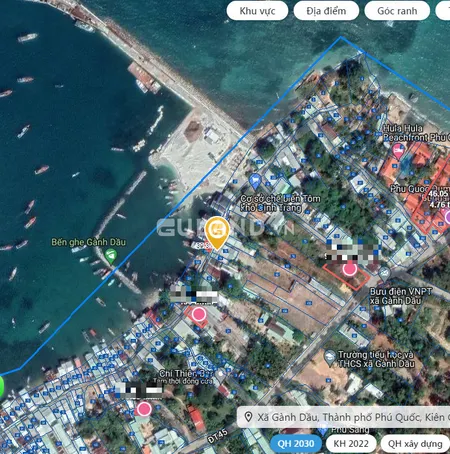 Bán  đất thổ cư 38.6m² , giá 2 tỷ tại, Xã Gành Dầu, Thành phố Phú Quốc, Kiên Giang