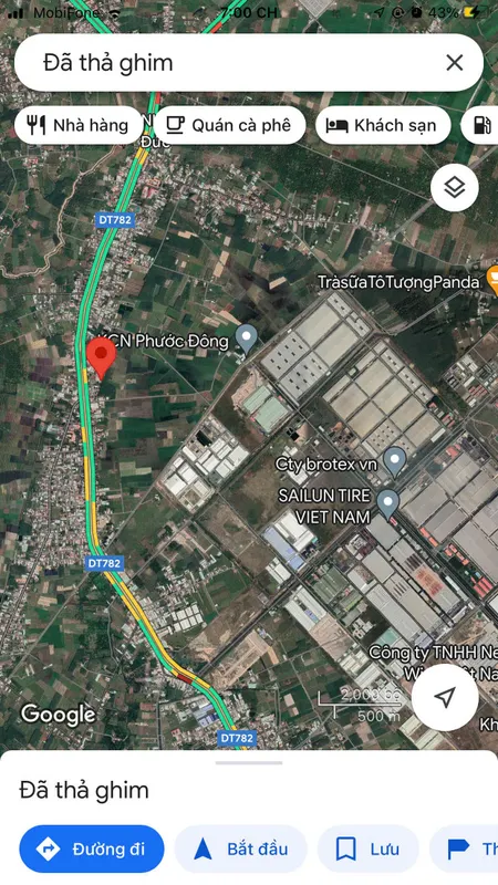Bán 505m2 Đất Chính Chủ Ngay Khu Công Nghiệp Phước Đông, Sát Đường 782 Tại Xã Bàu Đồn, Gò Dầu.