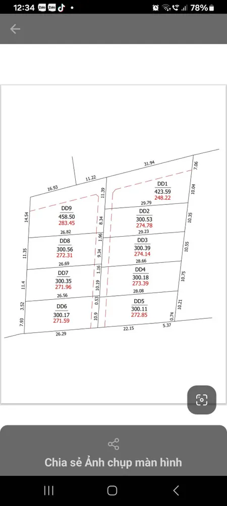 Bán đất phân lô đường Trần phú 10x30m ngay The Shell Resort chỉ 3.6 tỷ