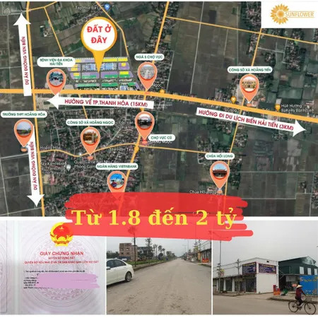 BÁN ĐẤT NỀN AURORA HARBOUR TRUNG TÂM BIỂN HẢI TIẾN THANH HÓA, CHỈ TỪ 1 TỶ 8 / LÔ 100m2