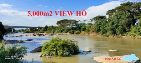 Đất 5.000m2. View hồ, Cách cao tốc Phan Thiết - Vĩnh Hảo 7km, giá chỉ 750 triệu trọn sổ