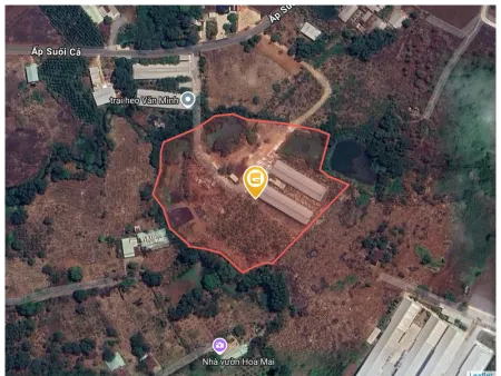 Bán đất 17857.3m² 30.36 tỷ tại Xã Bàu Cạn Huyện Long Thành