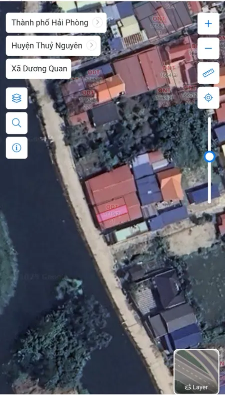 Bán đất 61m² , giá 2.65 tỷ tại Xã Dương Quan Huyện Thuỷ Nguyên. mặt đường thôn 5,5m. liên hệ 0362558882