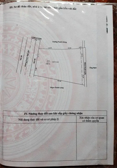Bán đất 1056.1m² 60 tỷ tại Mặt tiền Phạm Ngũ Lão Phường Hiệp Thành Thành phố Thủ Dầu Một