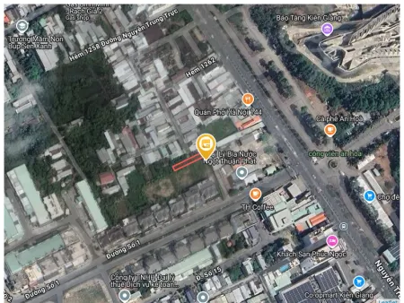 Bán đất 272.9m² 1.25 tỷ tại Phường An Bình Thành phố Rạch Giá