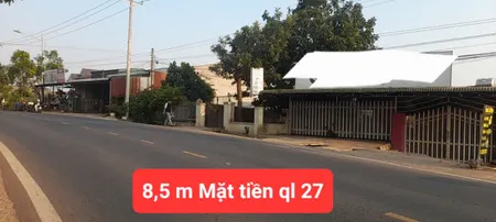BÁN 675 m2 ĐẤT MẶT TIỀN QUỐC LỘ 27  - XÃ LIÊN HIỆP -ĐỨC TRỌNG -LÂM ĐỒNG