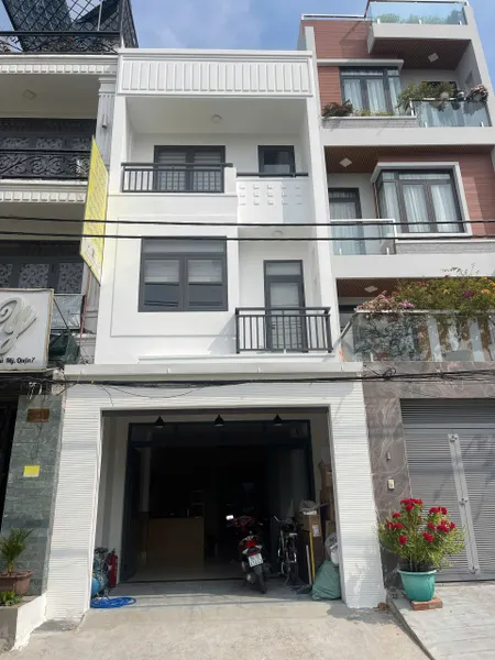 CHO THUÊ NHÀ MẶT TIỀN KD 3TẦNG, 79M2, 5PN MỚI SƠN SỬA TẠI -SỐ 10, ĐƯỜNG 5A, KHU X51, P.PHÚ MỸ, Q.7, HCM
