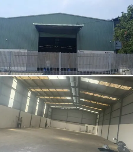 Cho thuê kho xưởng 620m2 đường Cont.An Phú Đông Quận 12