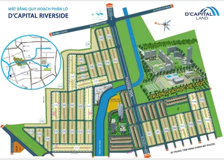 QUỸ ĐẤT NỀN CUỐI CÙNG TẠI TP  BẾN CÁT BÌNH DƯƠNG D'CAPITAL RIVERSIDE