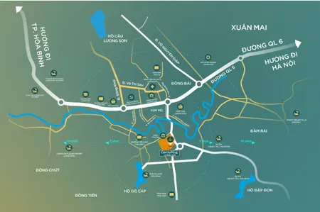 Đất Nền Sổ Đỏ TT Lương Sơn Hoà Bình - Cạnh phố chợ Lương Sơn.