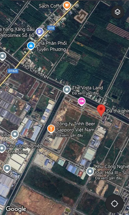 Chính chủ cần bán lô góc 5x17m KDC vista land Đức Hoà, Long An