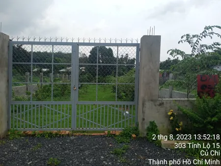 Bán đất mặt tiền đường Phú Mỹ xã Phú Hòa Đông Củ Chi, 372m2 (10x37.2m) dân cư hiện hữu