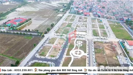 Đấu Giá Thuỵ Lâm,Đông Anh  đất ở đô thị giá 7X