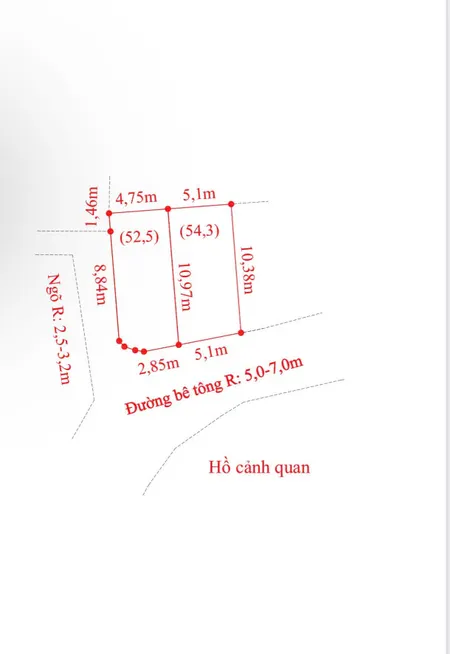 Bán đất 54m² 1.5 tỷ tại Xã Thiên Hương Huyện Thuỷ Nguyên. đường thôn 5m. liên hệ 0362558882