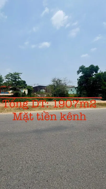bán gấp 1907m2 đất mặt tiền kênh trung ương gần cầu võ văn vân sổ hồng vĩnh lộc b