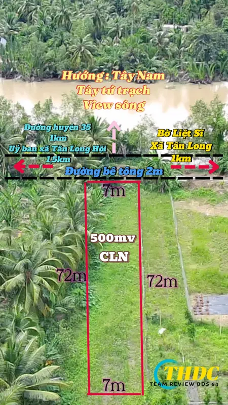 bán Nửa công Vườn Thuộc Tân Long Hội -Mang Thít - Vĩnh Long
