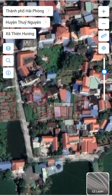 Bán đất 61m² 1.35 tỷ tại Xã Thiên Hương Huyện Thuỷ Nguyên. lô góc. liên hệ 0362558882