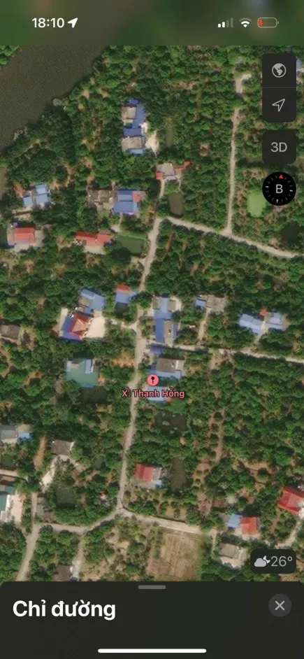 Gia đình chuyển nhà có nhu cầu bán lô đất 125m2 tại xã Thanh Hồng, huyện Thanh Hà.