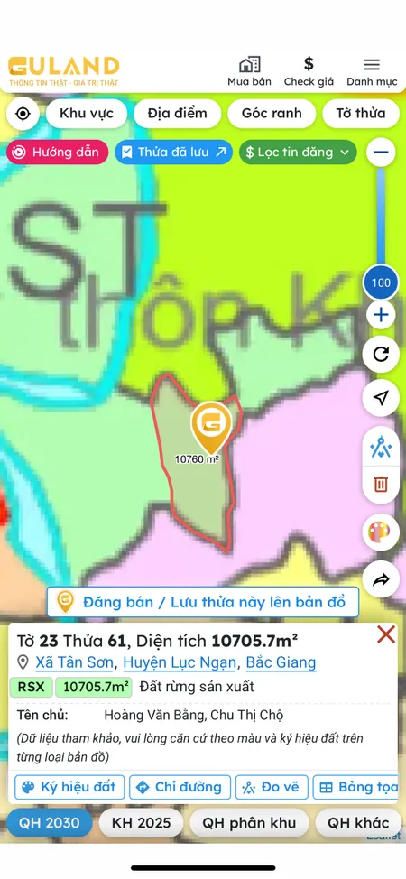 Bán vườn vải