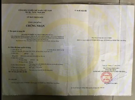 Cần bán 290ha tại Sơn Điền, Bảo Lâm