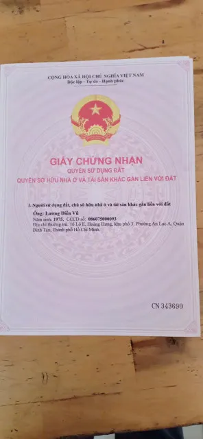 BÁN ĐẤT NHÀ  TẠI ẤP 2 , XÃ LONG CANG , HUYỆN CẦN ĐƯỚC , TỈNH LONG AN
